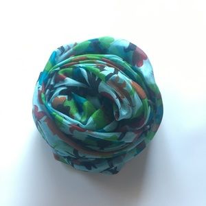 Colorful silk Scarf, Turban, Hijab New Without Tag